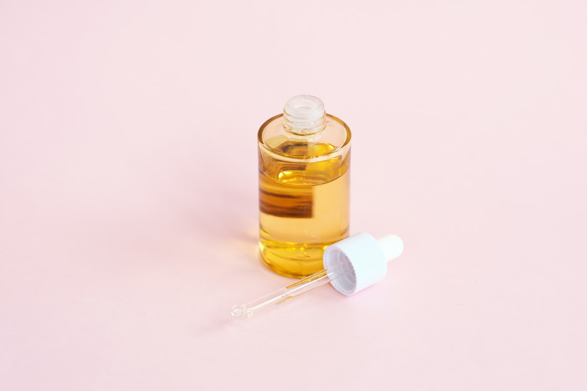 Skincare routine with active ingredients and cosmetics